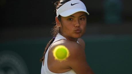 When is Emma Raducanu playing her second round match at Wimbledon?