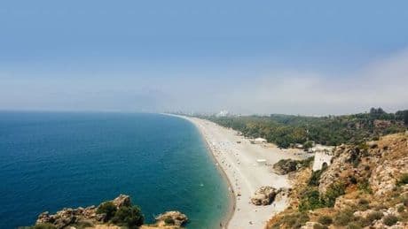 Beautiful beach with warmest sea waters in Europe has over 8 miles of shoreline