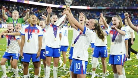 King urges Lionesses to target World Cup glory after ‘great pride’ of Euros win