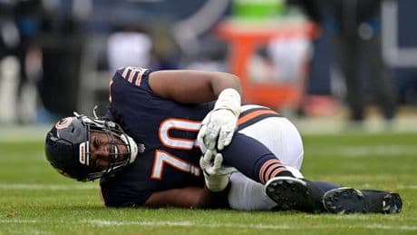 Amedgadjie, Trapilo Look To Take Over As The Bears’ Left Tackle