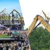 Bezoekers Tomorrowland ontdekken nieuw detail: gouden vlinder siert kraan aan de mainstage