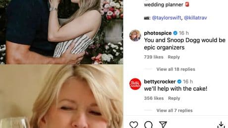 Martha Stewart wants a role in Taylor Swift and Travis Kelce’s wedding: ‘It’s time to call’ me
