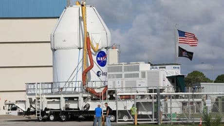 La NASA avanza en su misión para volver a la Luna: la nave Orion se traslada a la plataforma de lanzamiento