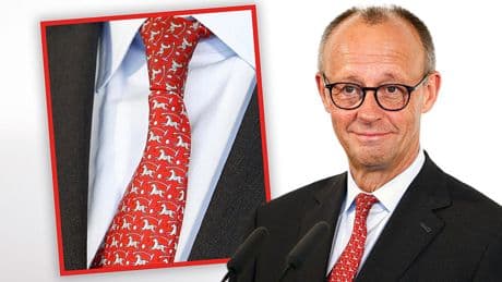 Pferde, Elefanten, Flamingos - Was will uns Merz mit seinen Tier-Krawatten sagen?