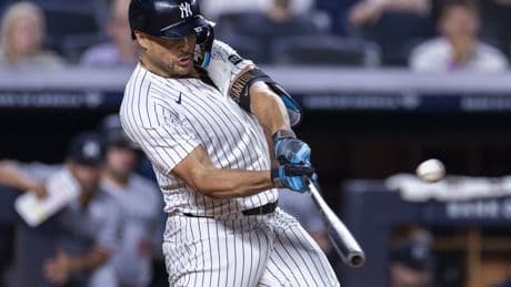 Giancarlo Stanton rewards Aaron Boone’s faith with big night in second straight game in right field