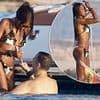 Naomi Campbell, 55, shows off her incredible figure in a lace trimmed bikini as she joins Mohammed Al Turki onboard a yacht in Spain after clarifying their relationship