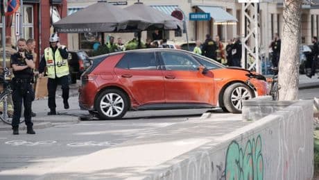 Copenhague: un homme âgé percute et blesse une dizaine de personnes avec sa voiture