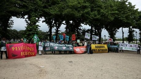 «Pas tous» pour la loi «Duplomb»: des paysans et militants manifestent à Paris