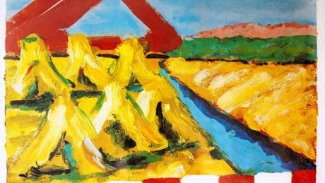 Vijf weken na de vuurwerkramp hingen overal in Enschede zeefdrukken van Jan Cremer