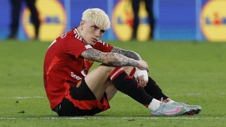 Garnacho explica la decadencia del Manchester United: "Fue una mierda, no le ganamos a nadie"