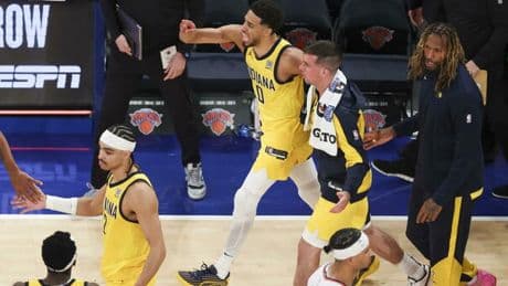 NBA, risultati oggi: Indiana sbanca New York 135-138 e vince gara 1 della finale a Est. Orari e dove vedere le partite in tv