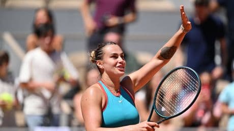 Fransa Açık'ta Aryna Sabalenka dördüncü tura yükseldi