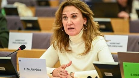 Estrella Galán (Sumar): &quot;La seguridad que necesita Europa no cabe en un misil, sino en la ampliación de la justicia social&quot;