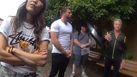 ‘Cobra Kai’ actor Alicia Hannah-Kim rips co-star Martin Kove in bodycam video after what he called ‘playful’ biting incident: ‘Were you raised in a ditch?’