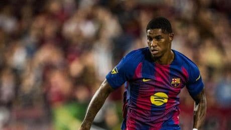 Felicidad de Rashford tras su estreno con el Barça