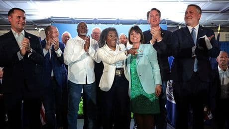 ‘Don’t Maryland my Virginia’: Youngkin, 2025 GOP ticket rallies together for first time ahead of key election