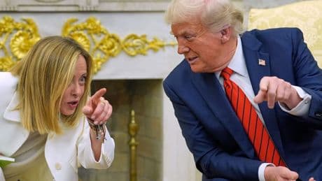Harmonisches Treffen im Weißen Haus - Meloni wärmt Trump für Zoll-Deal auf