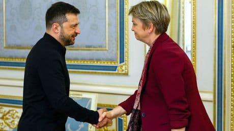 Putin's attempts to grind down Ukraine will fail, Foreign Secretary Yvette Cooper vows