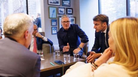 How Starmer’s impromptu glass of wine with four pals reveals the G7 has become the G6 plus 1