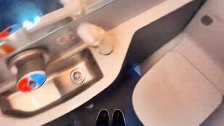 Flight attendant explains weird new noise in airplane toilets