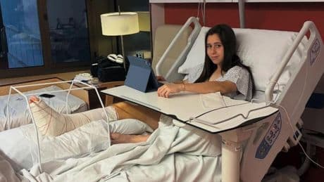 El primer mensaje de Giulia Dragoni tras su grave lesión