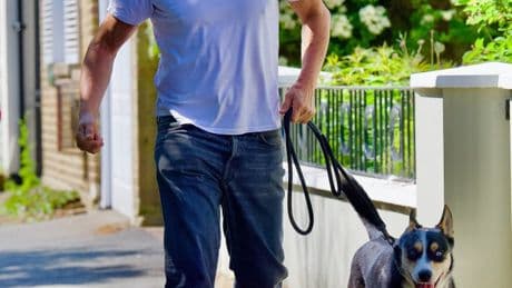 Stoney-faced Gary Lineker breaks cover to walk dog amid BBC exit and cop probe into ‘rat’ online post