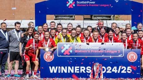 Hamilton Accies Women boss heaps praise on champions on trophy day