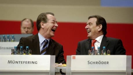 Streit wegen Putin: SPD-Legenden Müntefering und Schröder haben sich zerstritten