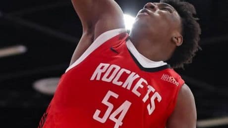 Great Osobor derriba la puerta de la BNA: el ogro tudelano explota en los Rockets