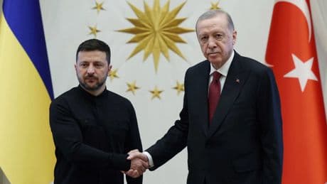 Cumhurbaşkanı Erdoğan'ın Zelenski ile görüşmesi başladı