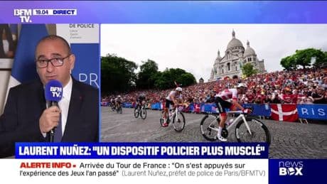 Sécurité de Tour de France : Laurent Nuñez sur BFMTV - 26/07