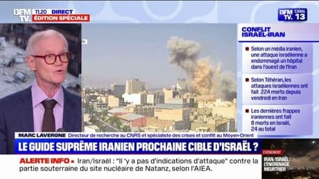 Conflit Israël-Iran: "On ne parle pas beaucoup du jour d'après", prévient Marc Lavergne, spécialiste des conflits au Moyen-Orient