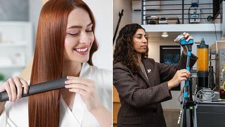 Scientists issue urgent warning over straightening your HAIR - as they warn a 10-minute session exposes you to as much pollution as standing in dense highway traffic