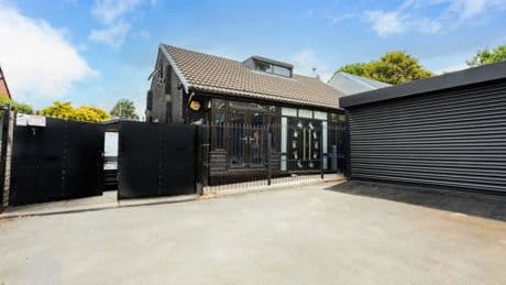Britain’s ‘darkest ever house’ with all-black walls, toilet & furniture hits market for bargain sum.. could you hack it?