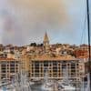 Rapidly spreading wildfire reaches edge of Marseille