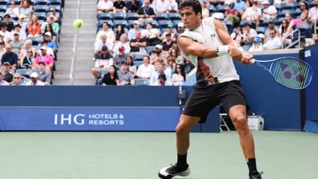 Jaume Munar no puede con Musetti y deja a Alcaraz como único español en los cuartos del US Open