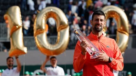 Novak Djokovic wins 100th ATP Tour title as Hubert Hurkacz defeated in Geneva Open final