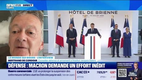 Le monde qui bouge - L'Interview : Défense, Macron demande un effort inédit - 14/07