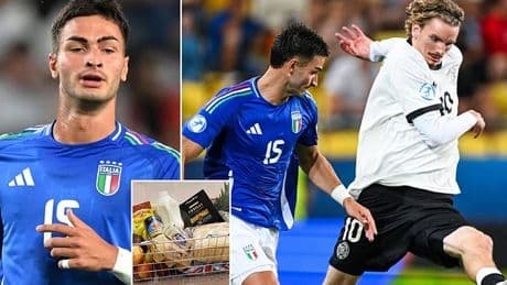 New Premier League starlet moans about terrible English food after moving to the country from Italy