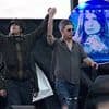 Liam and Noel Gallagher pay emotional tribute to Ozzy Osbourne at Oasis gig in Wembley as they dedicate Rock 'N' Roll Star to The Prince Of Darkness after his death