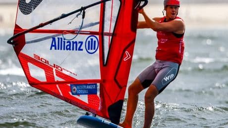 Van Opzeeland en Badloe grijpen naast WK-medailles iQFoil