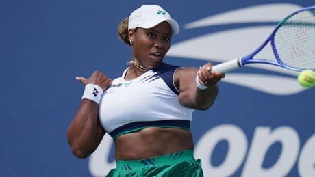 Jelena Ostapenko and Taylor Townsend involved in heated on-court exchange