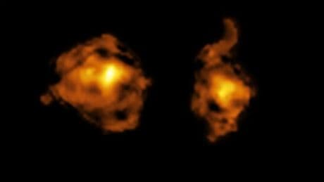 Una &quot;batalla galáctica&quot;: observan golpes de hasta 500 kilómetros por segundo entre una pareja de galaxias