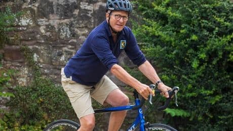 Scots doctor diagnosed with cancer after pal noticed how he sat on his bike