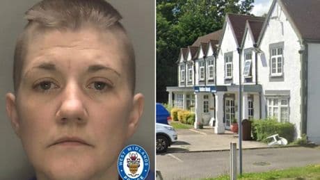 Aston Villa fan moons judge in court after he jails her for slashing Birmingham supporter