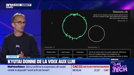 Patrick Pérez (Kyutai) : Avec Unmute, Kyutai donne de la voix aux LLM - 04/06 ?