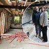 Couple locked in bitter feud with builder neighbour claim they have spent over £200k fixing home renovation gone wrong