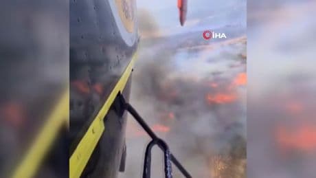 Alev savaşçısı pilotların gözünden Bursa yangınlarına acil müdahale