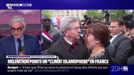 LE CHOIX DE MAURICE - Jean-Luc Mélenchon pointe un "climat islamophobe" en France