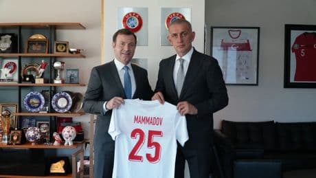 FIFA Üye Federasyonlar Direktörü Mammadov, TFF Başkanı Hacıosmanoğlu'nu ziyaret etti